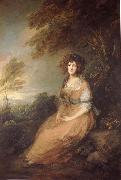 Thomas Gainsborough Mrs. Richard Brinsley Sheridan Germany oil painting artist